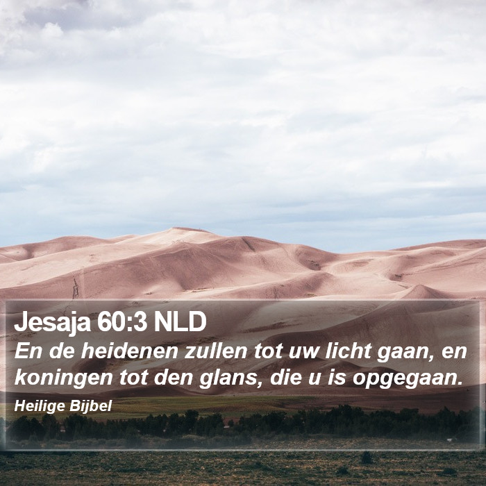 Jesaja 60:3 NLD Bible Study