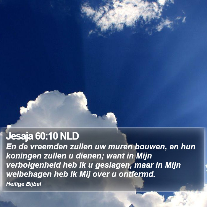 Jesaja 60:10 NLD Bible Study