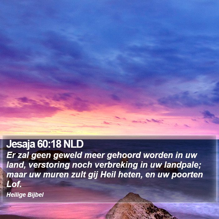 Jesaja 60:18 NLD Bible Study