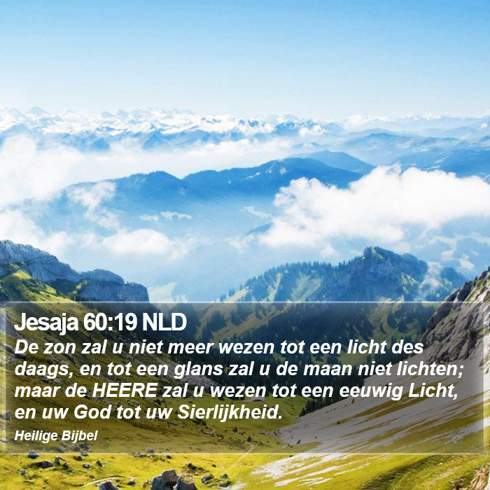 Jesaja 60:19 NLD Bible Study