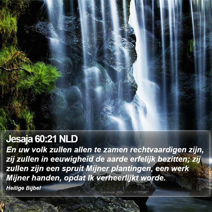 Jesaja 60:21 NLD Bible Study