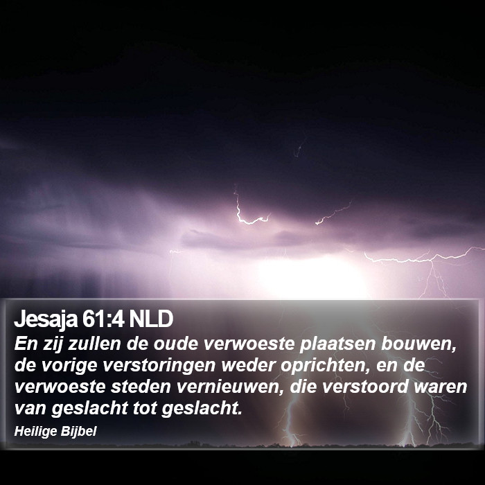 Jesaja 61:4 NLD Bible Study