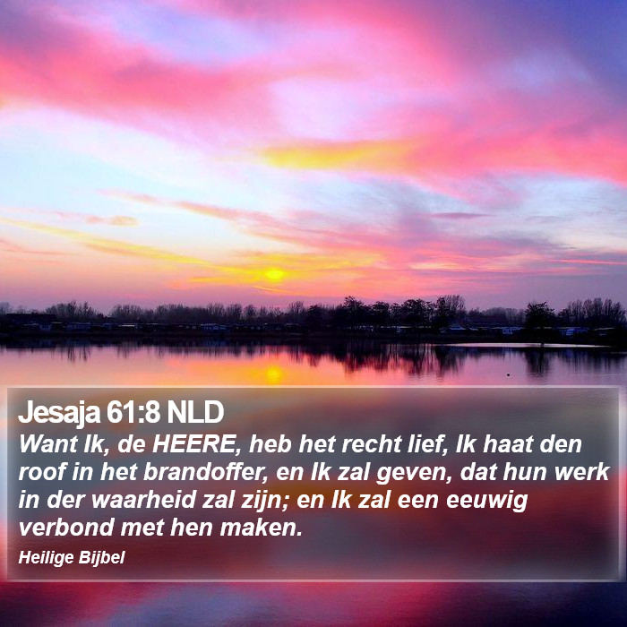 Jesaja 61:8 NLD Bible Study