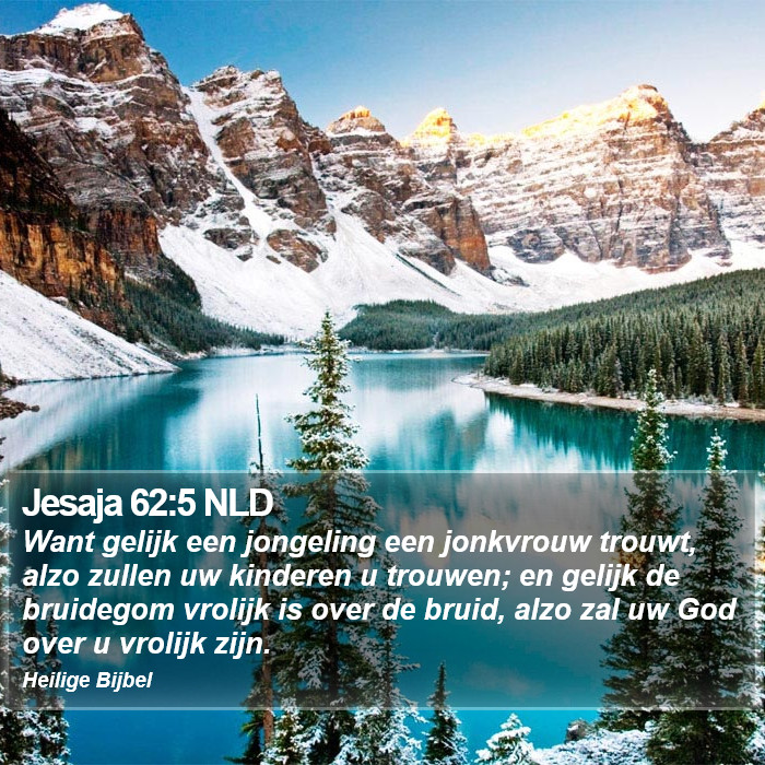 Jesaja 62:5 NLD Bible Study