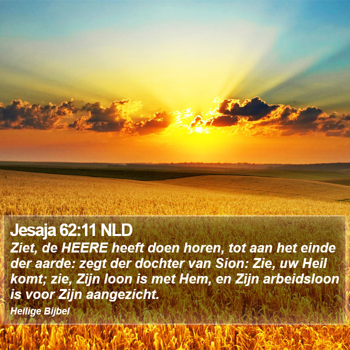 Jesaja 62:11 NLD Bible Study
