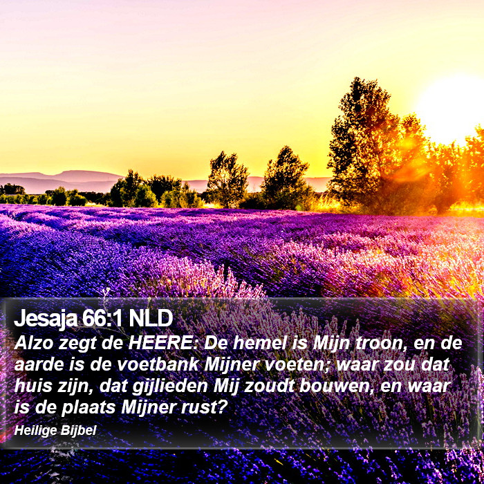 Jesaja 66:1 NLD Bible Study
