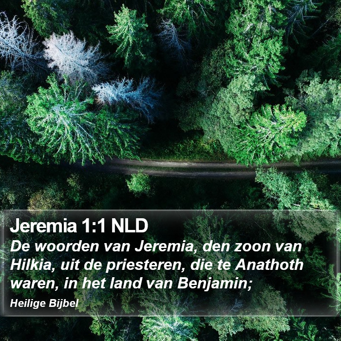 Jeremia 1:1 NLD Bible Study