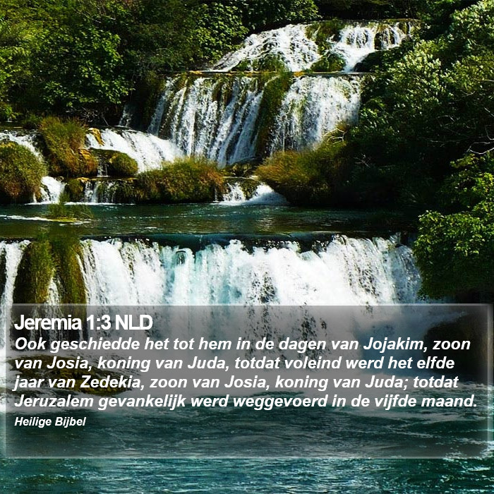 Jeremia 1:3 NLD Bible Study