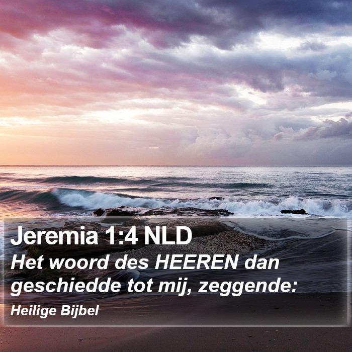 Jeremia 1:4 NLD Bible Study