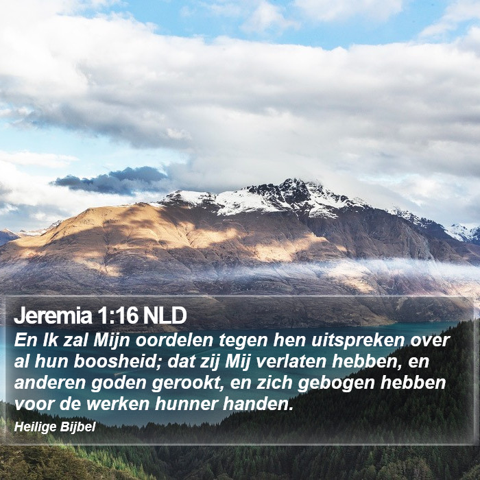 Jeremia 1:16 NLD Bible Study