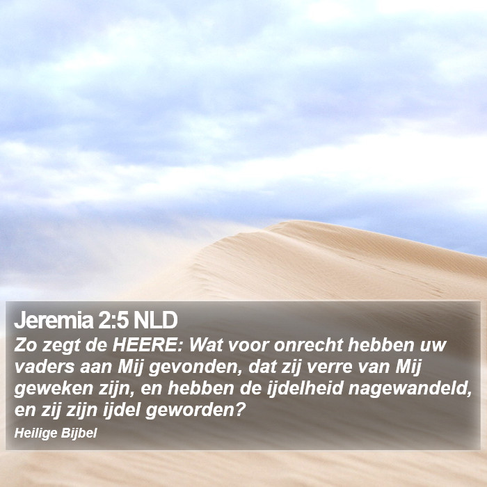 Jeremia 2:5 NLD Bible Study