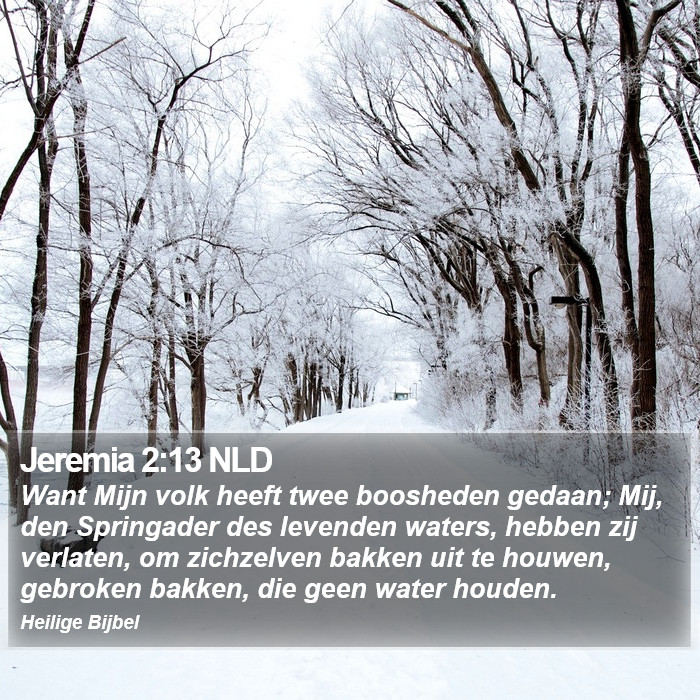 Jeremia 2:13 NLD Bible Study