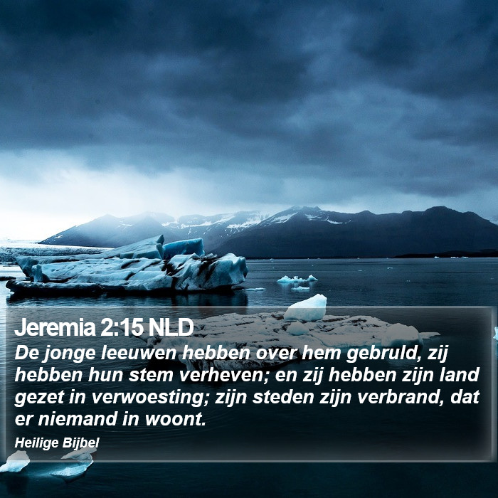 Jeremia 2:15 NLD Bible Study