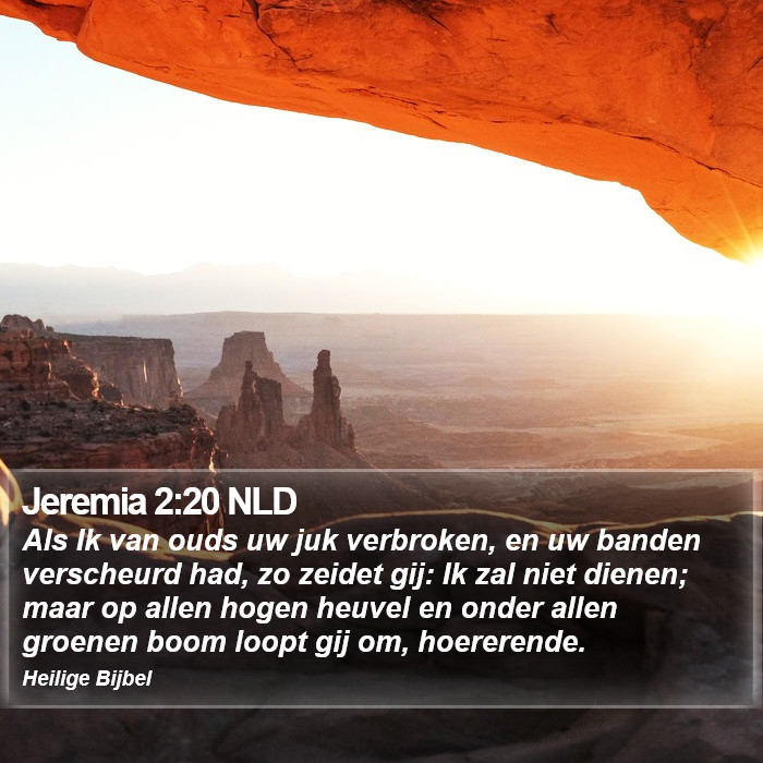 Jeremia 2:20 NLD Bible Study