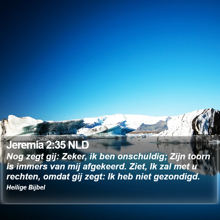 Jeremia 2:35 NLD Bible Study