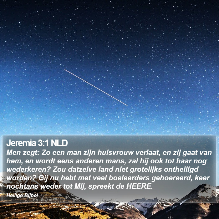 Jeremia 3:1 NLD Bible Study