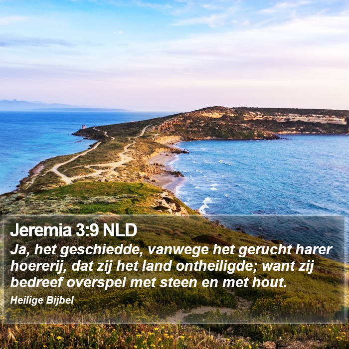 Jeremia 3:9 NLD Bible Study