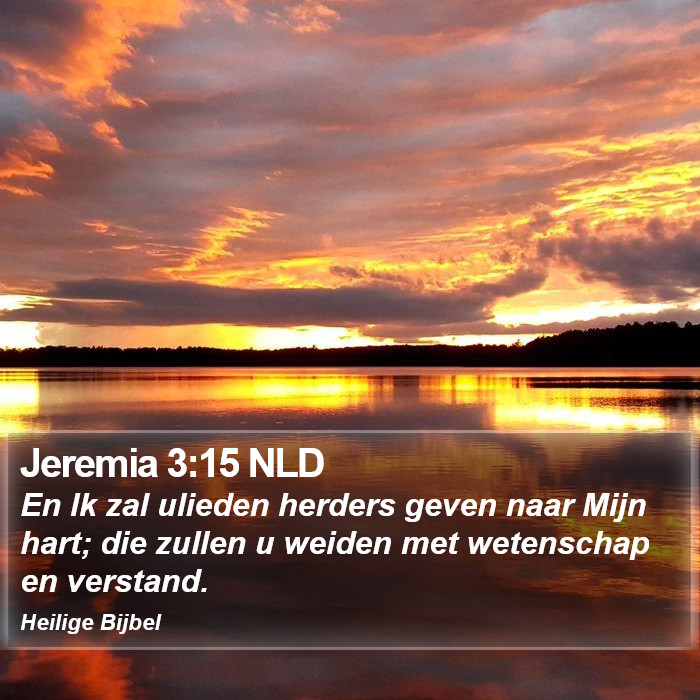 Jeremia 3:15 NLD Bible Study