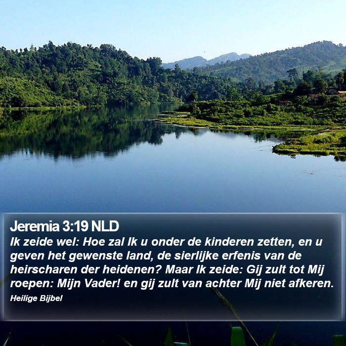 Jeremia 3:19 NLD Bible Study