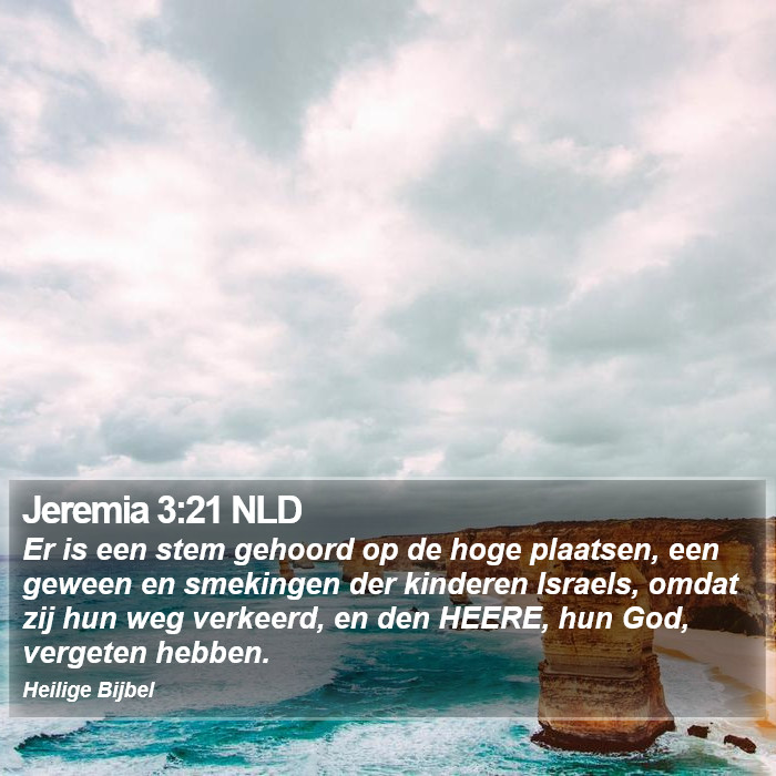 Jeremia 3:21 NLD Bible Study