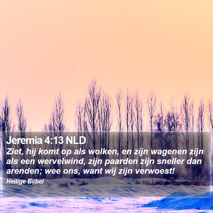 Jeremia 4:13 NLD Bible Study