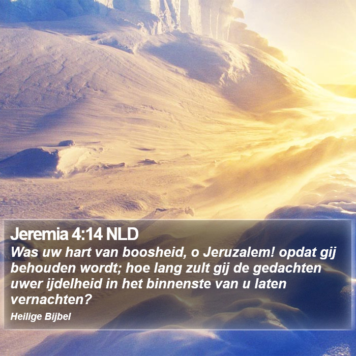Jeremia 4:14 NLD Bible Study