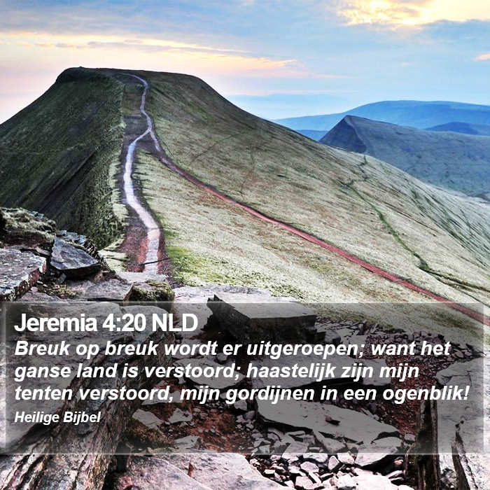Jeremia 4:20 NLD Bible Study
