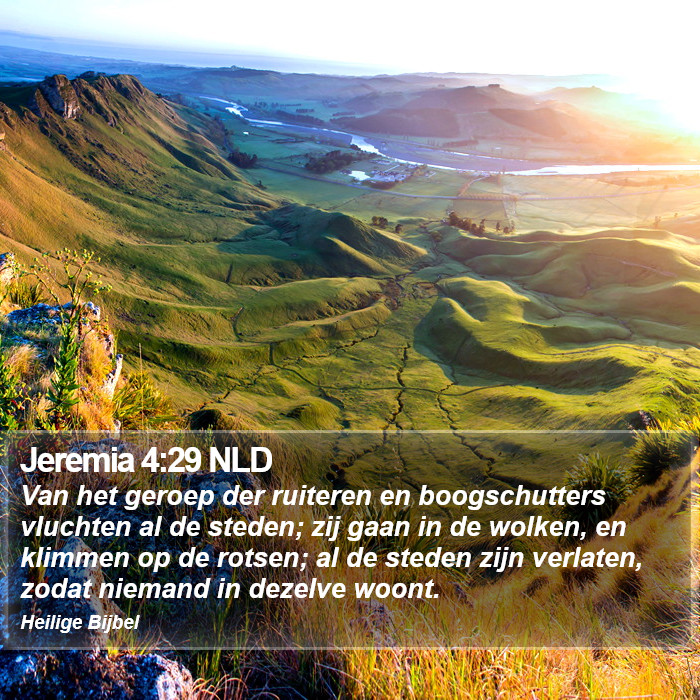 Jeremia 4:29 NLD Bible Study