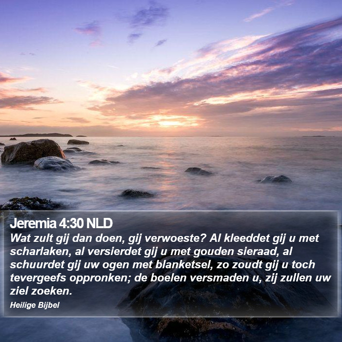 Jeremia 4:30 NLD Bible Study