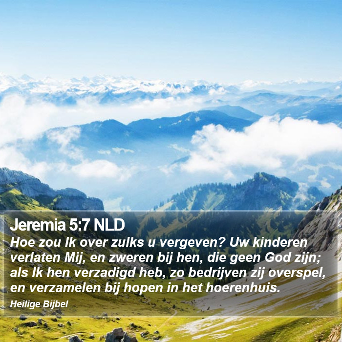 Jeremia 5:7 NLD Bible Study