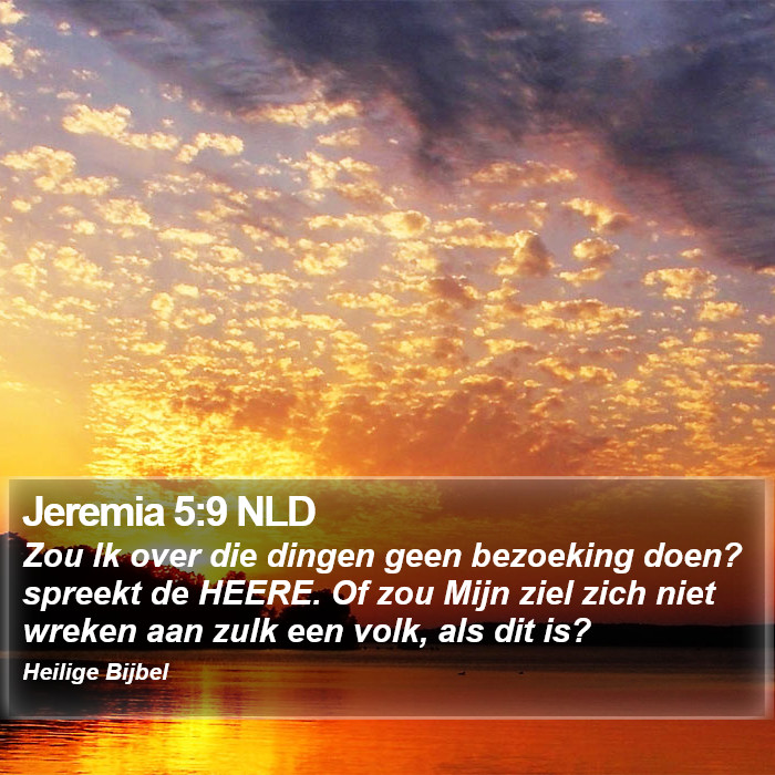 Jeremia 5:9 NLD Bible Study