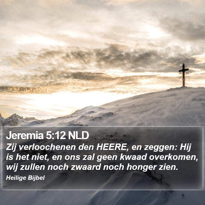 Jeremia 5:12 NLD Bible Study