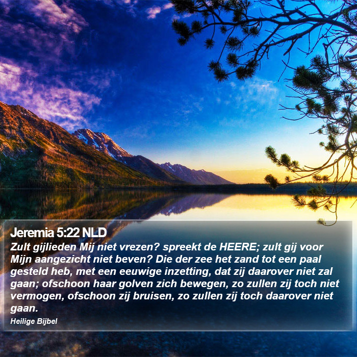 Jeremia 5:22 NLD Bible Study