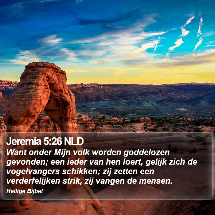 Jeremia 5:26 NLD Bible Study