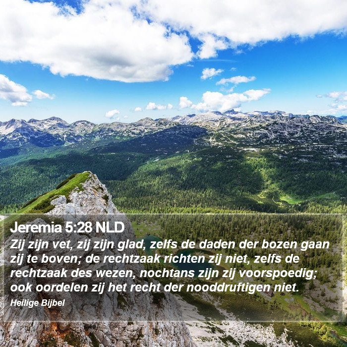 Jeremia 5:28 NLD Bible Study