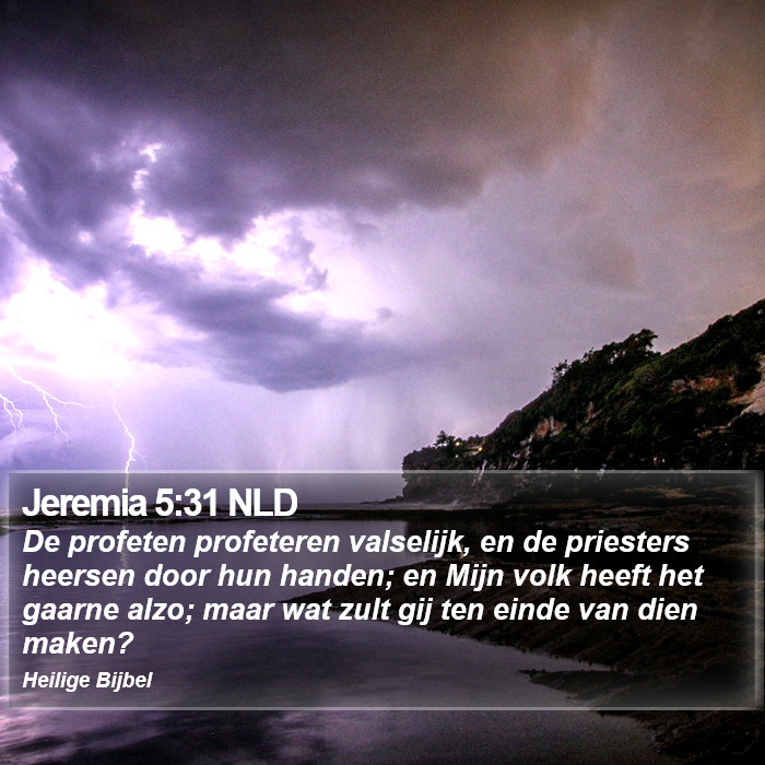 Jeremia 5:31 NLD Bible Study