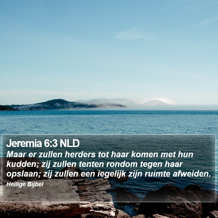 Jeremia 6:3 NLD Bible Study