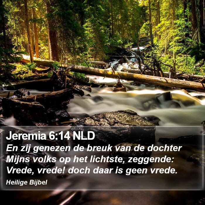 Jeremia 6:14 NLD Bible Study