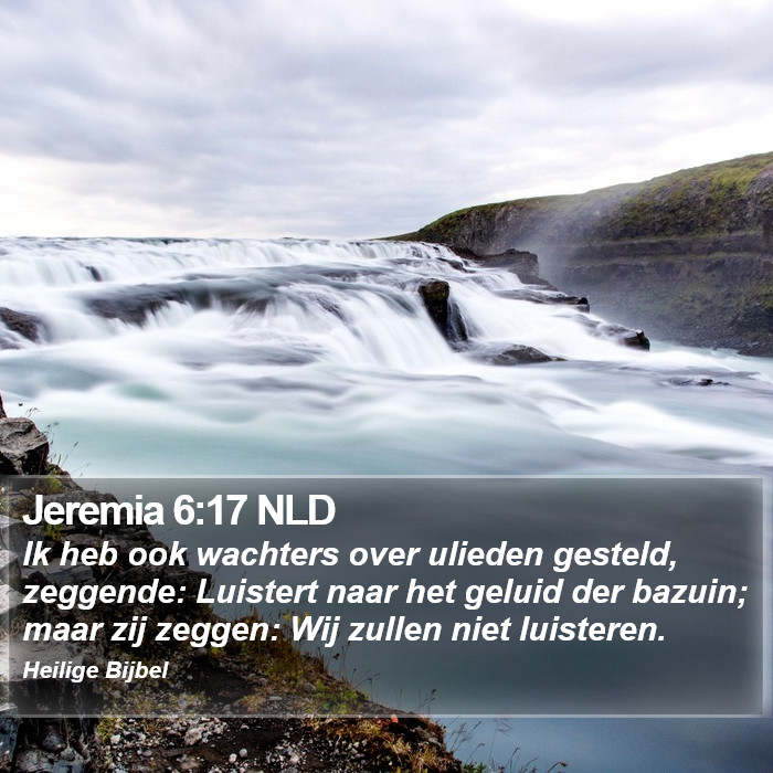 Jeremia 6:17 NLD Bible Study