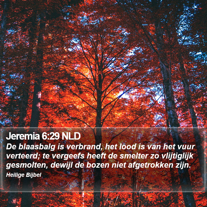 Jeremia 6:29 NLD Bible Study