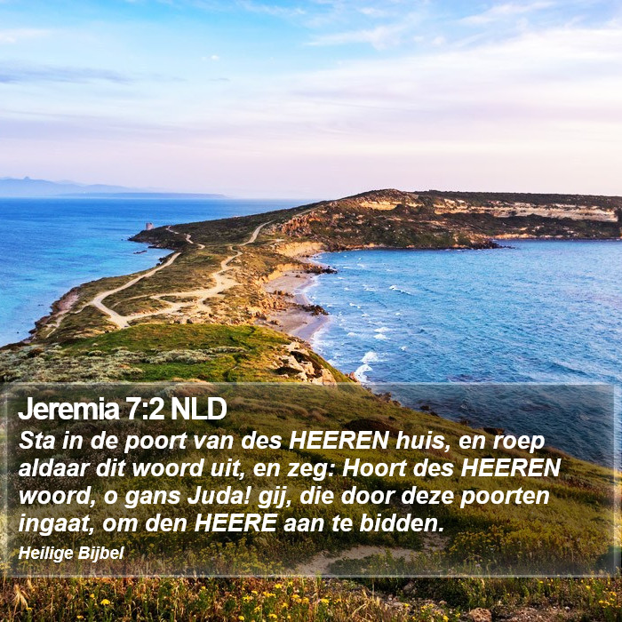 Jeremia 7:2 NLD Bible Study