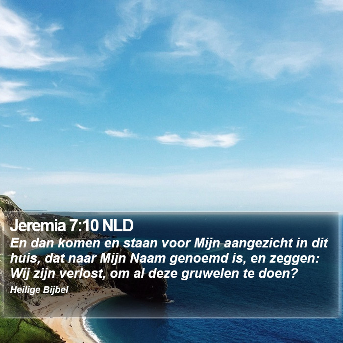 Jeremia 7:10 NLD Bible Study
