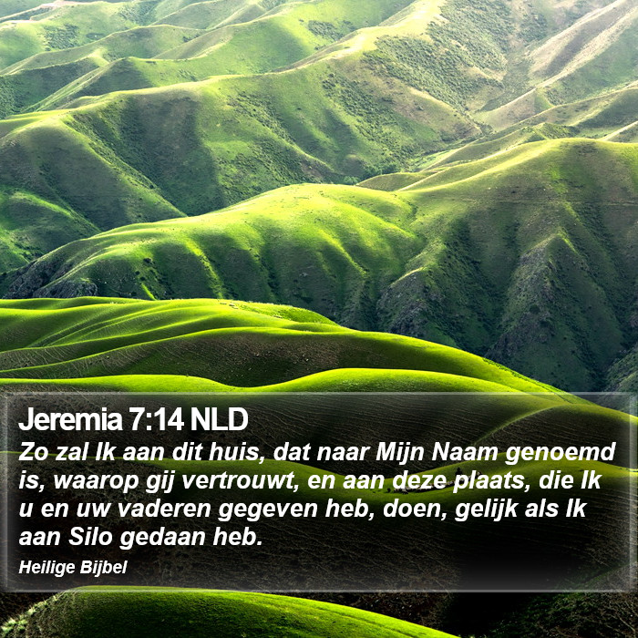 Jeremia 7:14 NLD Bible Study