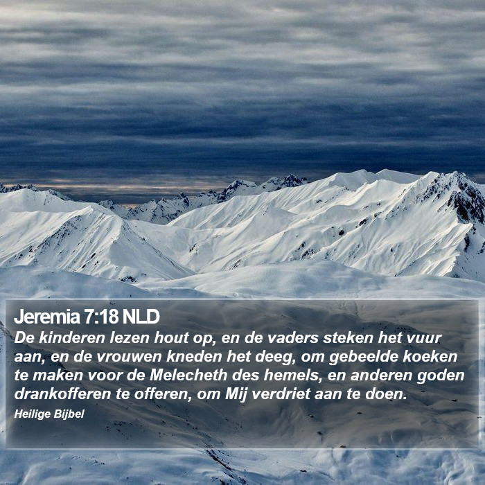 Jeremia 7:18 NLD Bible Study