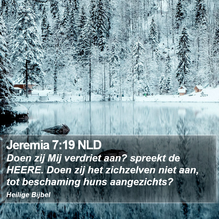 Jeremia 7:19 NLD Bible Study
