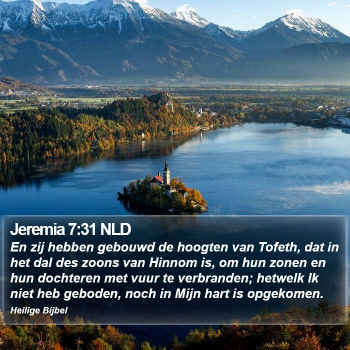 Jeremia 7:31 NLD Bible Study