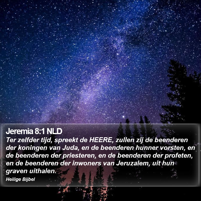 Jeremia 8:1 NLD Bible Study