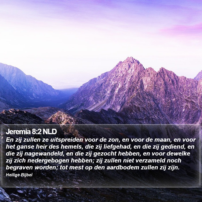 Jeremia 8:2 NLD Bible Study