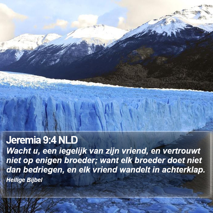 Jeremia 9:4 NLD Bible Study