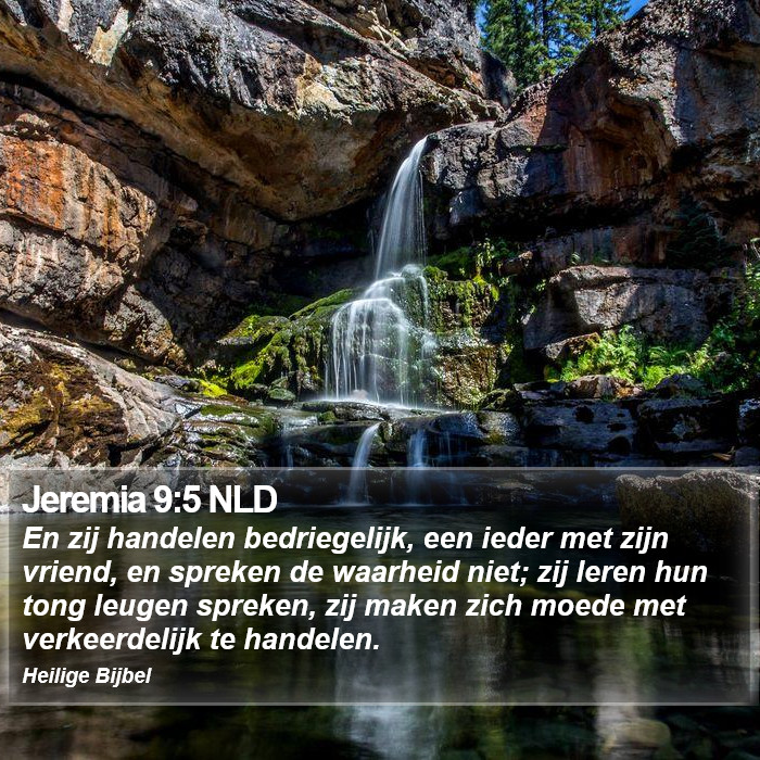 Jeremia 9:5 NLD Bible Study